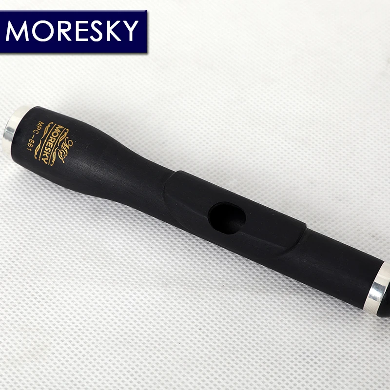 MORESKY Piccolo C Key Cupronickel Half-size Flute Silver Plated Body Material Bakelite MPC-861 piccolo accessories,c key flute,flute instrument,wind music instrument