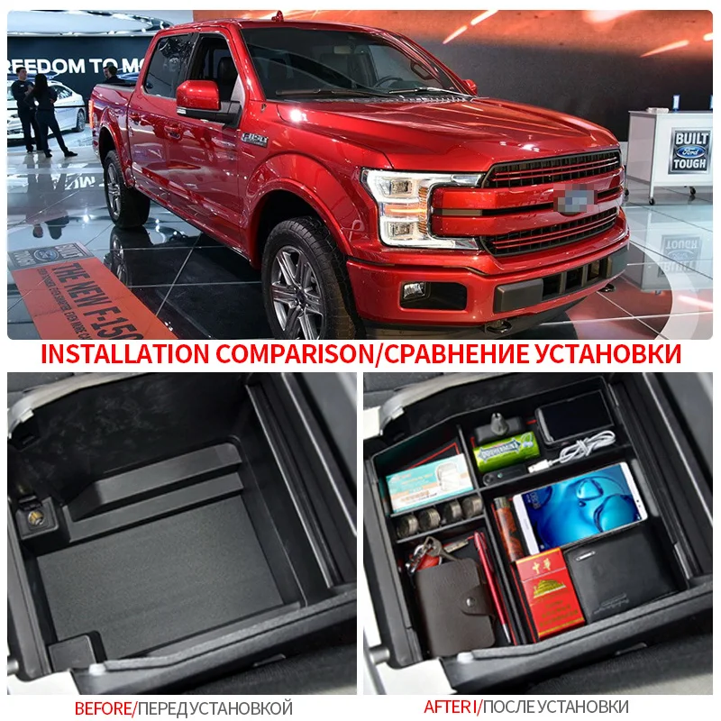  F150  2015-2018 AT ׼   ڵ ABS ߾ Ȱ 丮 ڽ ̳ Ȧ Ʈ 1pcs 