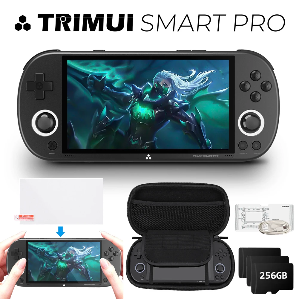 Amazon | Trimui Smart Pro ハンドヘルドゲームコンソール 4.96