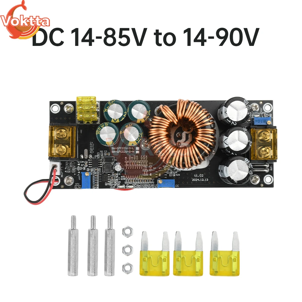 1800W 40A DC DC Step Up Boost Power Supply Module Constant Voltage ...