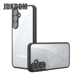 Matte Shockproof Armor Phone Case - Durable Protective Cover - Galaxy A18 (Transparent)