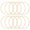Metal Wreath Rings Dreamcatcher DIY Craft Circles Round Metal Rings DIY Adornment Accessories 10cm Dream Catcher, Iron Ring 1