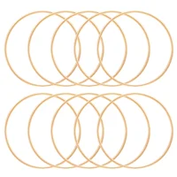 Metal Wreath Rings Dreamcatcher DIY Craft Circles Round Metal Rings DIY Adornment Accessories 10cm Dream Catcher, Iron Ring 1