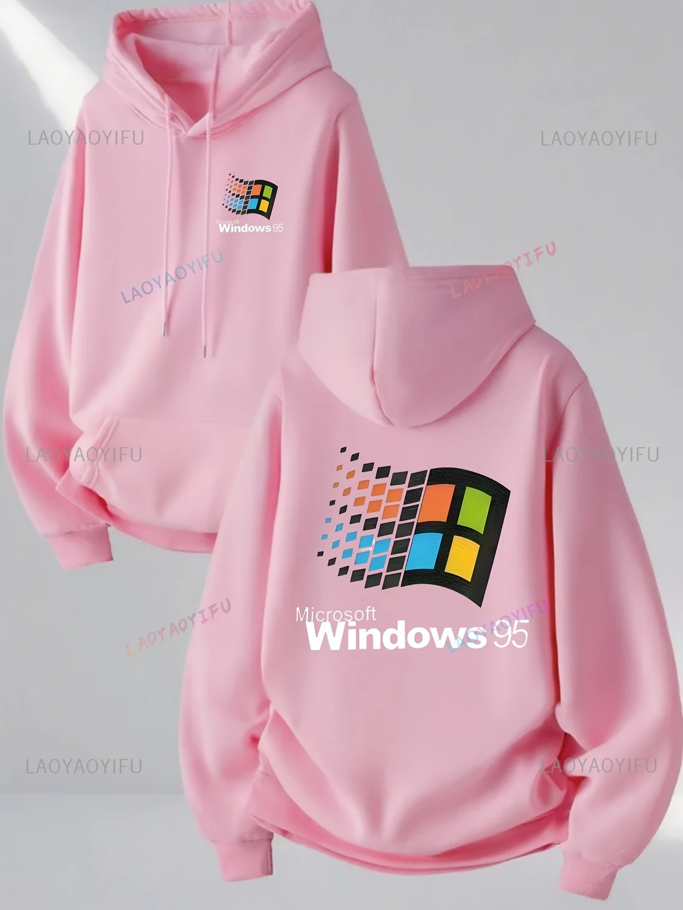 Windows 95 Graphic Vintage for Tech Enthusiasts Casual Streetwear