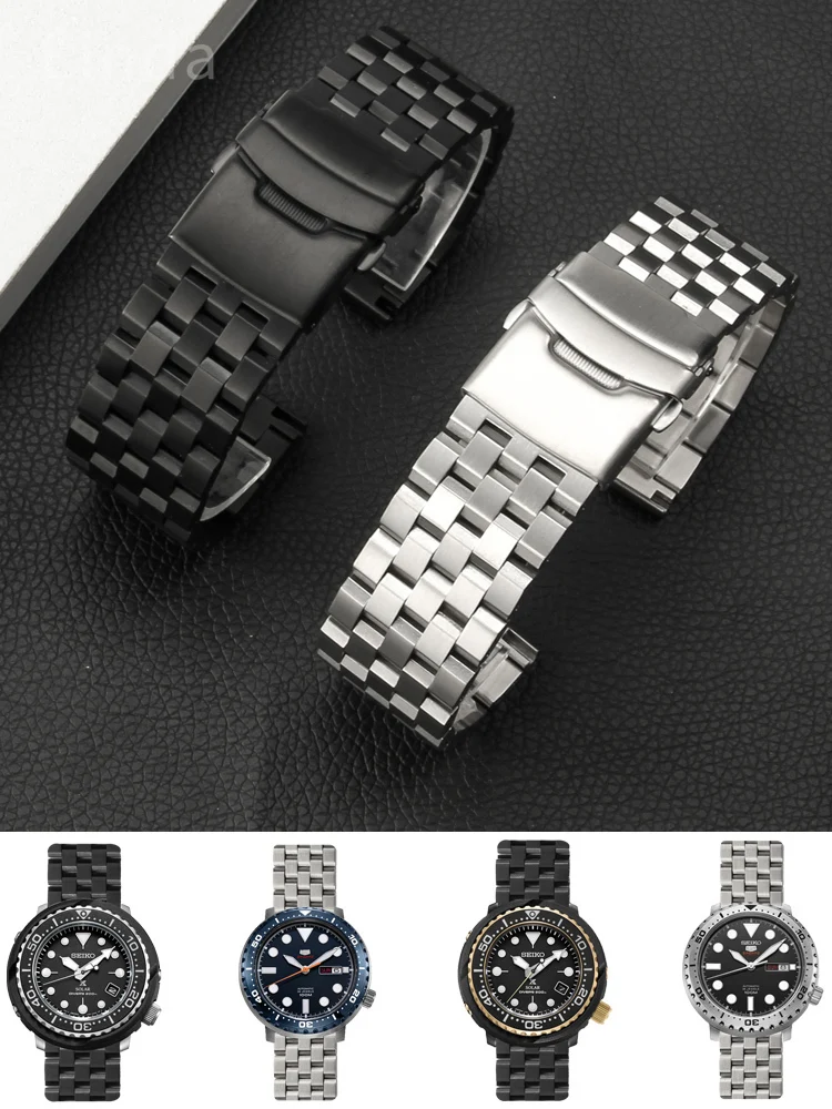 

Ремешок из нержавеющей стали для часов Seiko SRPD63K1 SKX007 009 175 173 No. 5