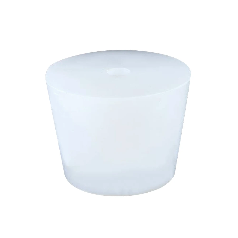 Silicone Conical Stopper With Holes Laboratory Test Tube Stopper For Airlock Valve Bubbler Fermentation Exhaust Valve airlock stopper plastic airlock