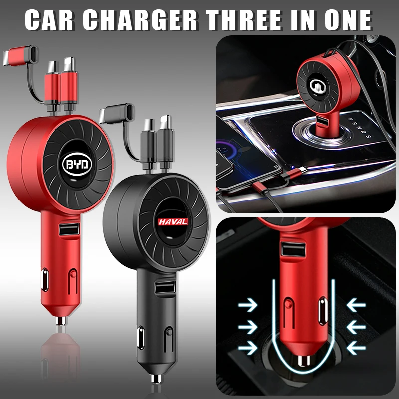Car Chargers Many Ports Fast Charging Usb Adapter For Lincoln Aviator