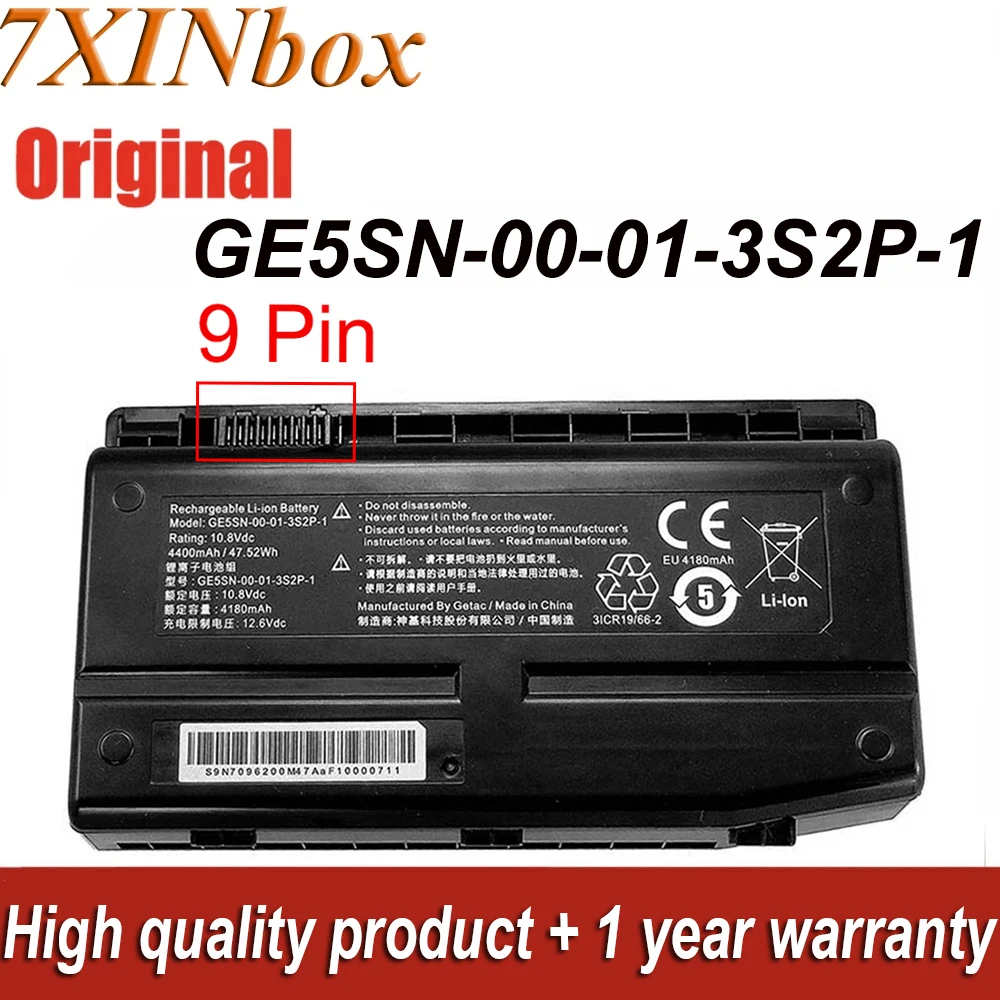 

Laptop Battery GE5SN-00-01-3S2P-1 10.8V 47.52Wh For Mechrevo F117-F6 F117-F1K F117-F2k For Getac MR M6/HPRO X7Ti X6Ti-s X7Ti-s