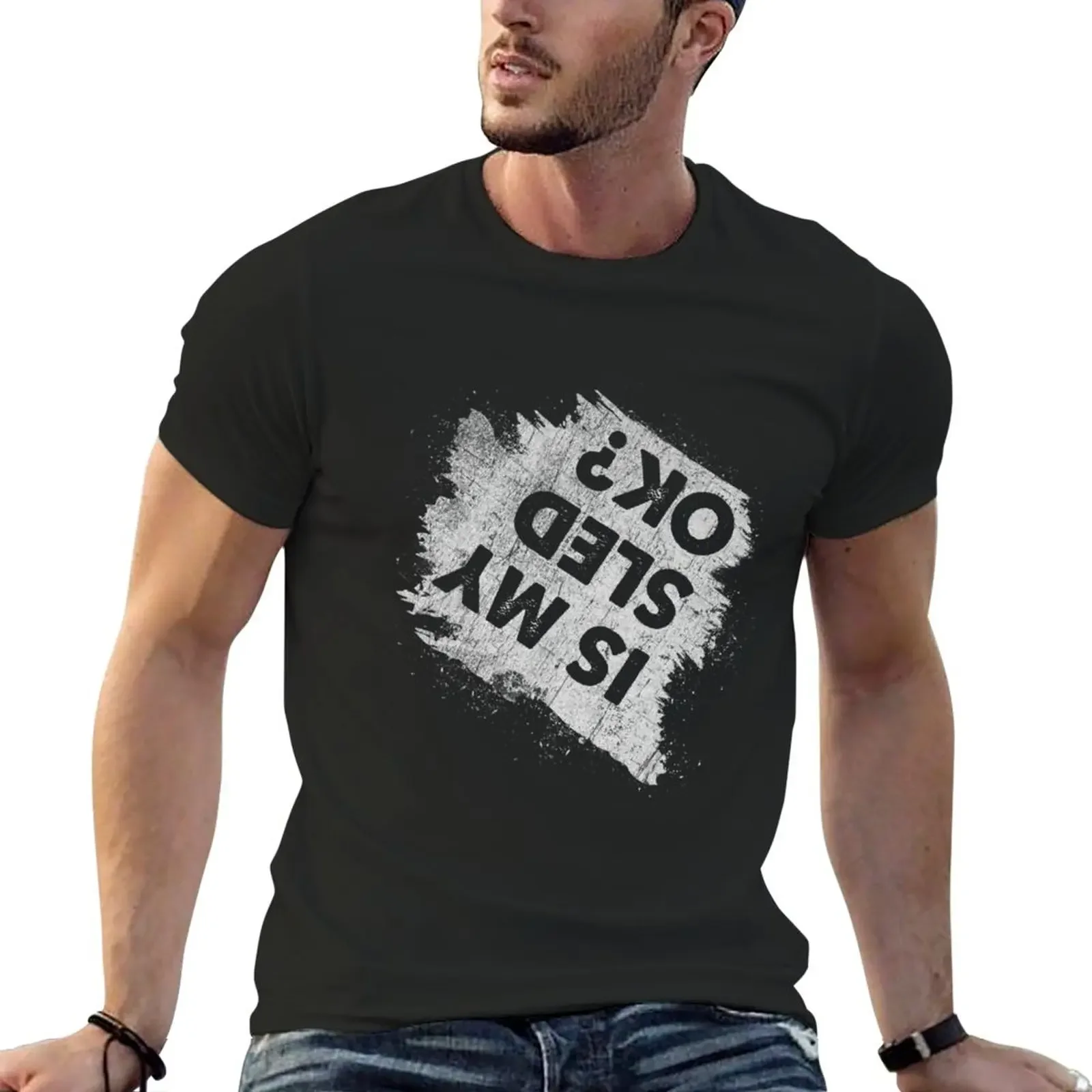 

Is My Sled Ok Crashed Snowmobile T-Shirt sports fans sublime men clothes