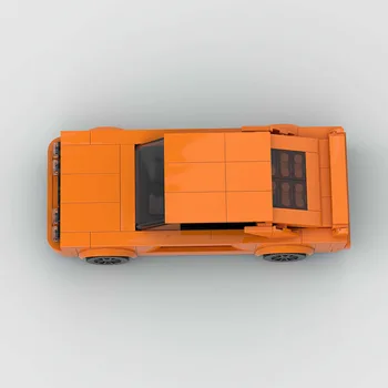 MOC Features Roadster Racing Car Models Compatible Small Particles Puzzle Kids Toys DIY Building Block Gifts 3