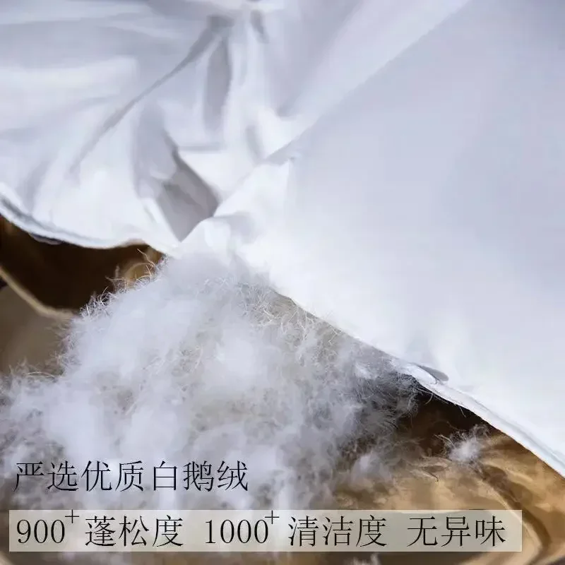 Down duvet 95 white goose down five-star hotel warm double single duvet core goose down duvet 2