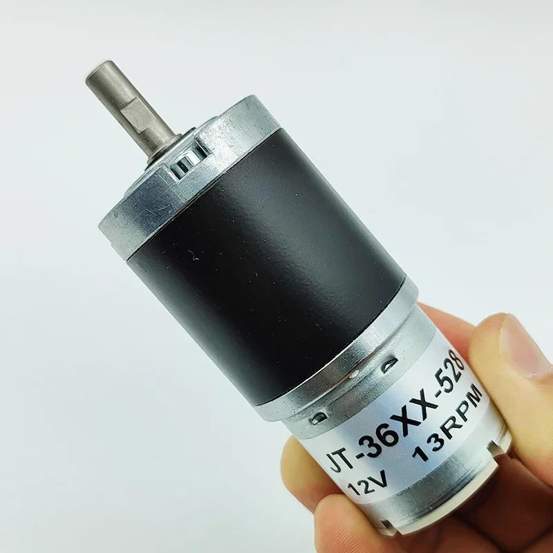 컴팩트 사이즈 마이크로 36MM 유성 기어 모터 13RPM DC5V-12V DIY 로봇 장난감 자동차 교육 과학 프로젝트용