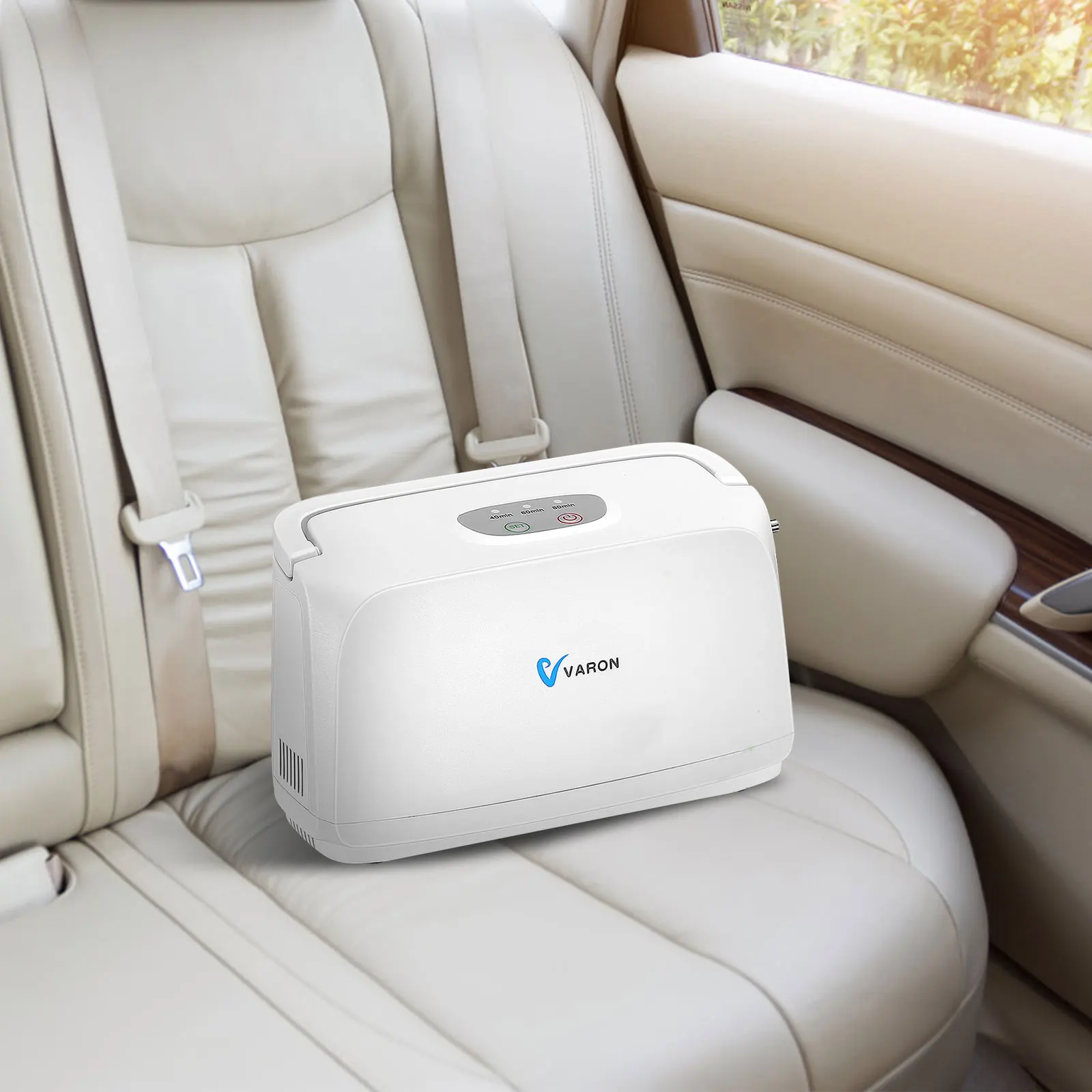 VARON NT-03 3L/min 30%-35% Oxygen Machine with Battery and Bags Oxygen Concentration Pulse Oxygen Supply PSA Oxygen Generation