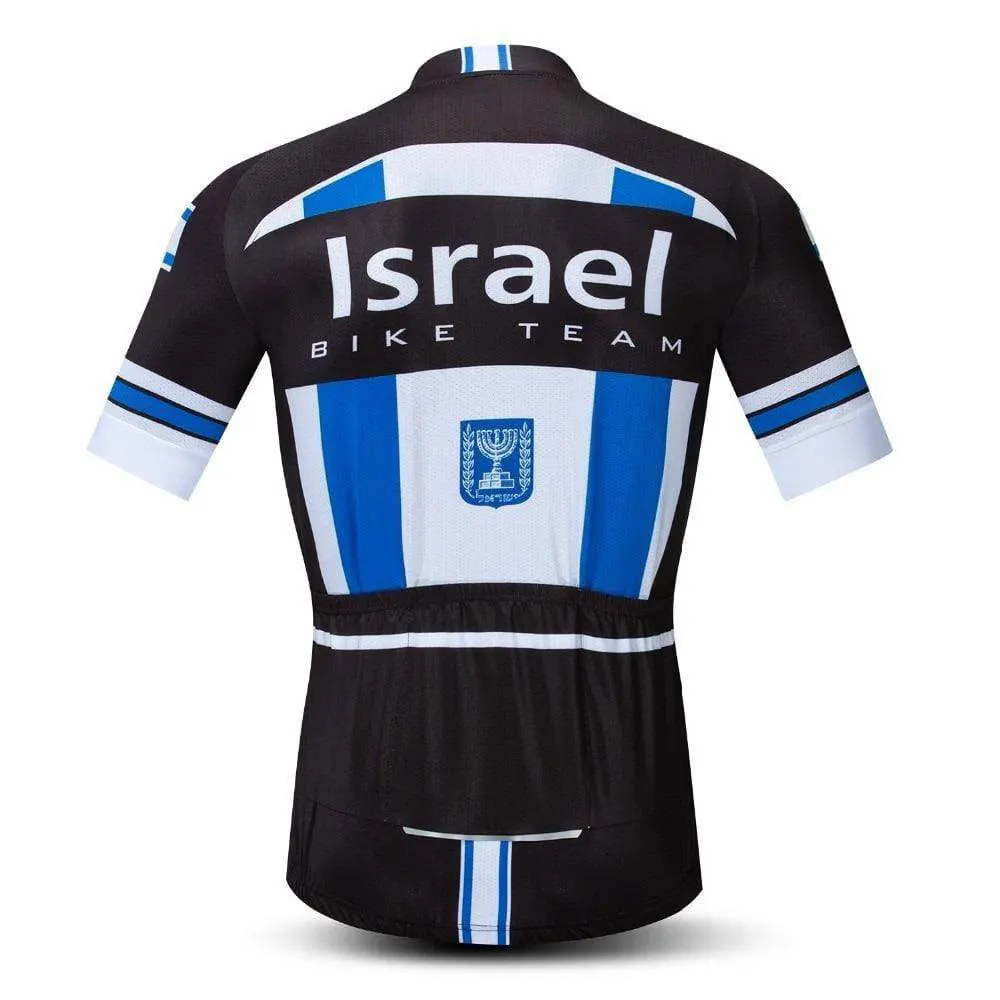 Bike Team Summer Short Cycling Jersey Man Mountain Bike Riding Cycling Shirts Bicycle Racing Sports Clothing ISRAEL
