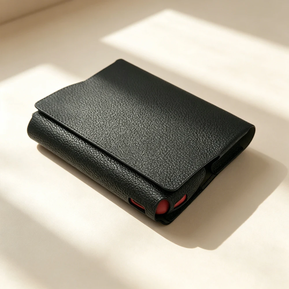 IQOS ILLUMA 액세서리용 책장형 케이스 IQOUS iILLUMA I 가방용 보호 커버 ICOS 8 케이스용 PU 가죽 케이스