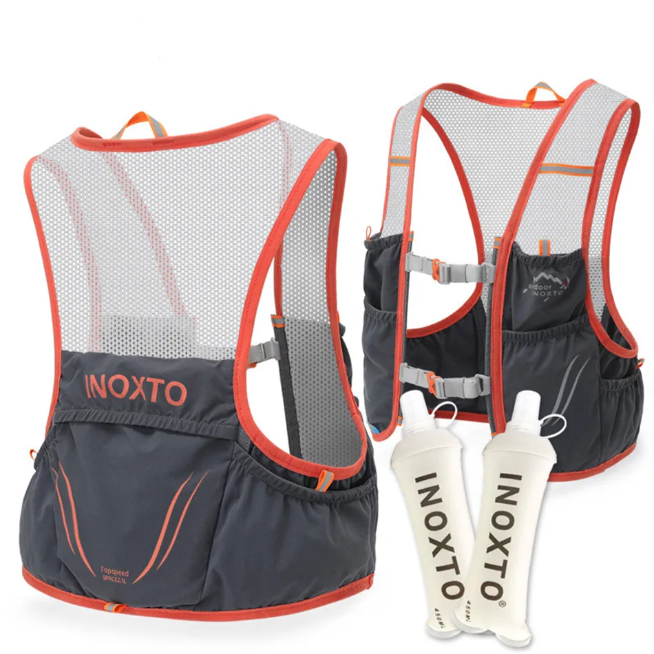 

Light Speed Running Bag Marathon Vest Backpack Outdoor Equipment Men Women Off-road Water Bottle Bag Cycling Vest With kettle