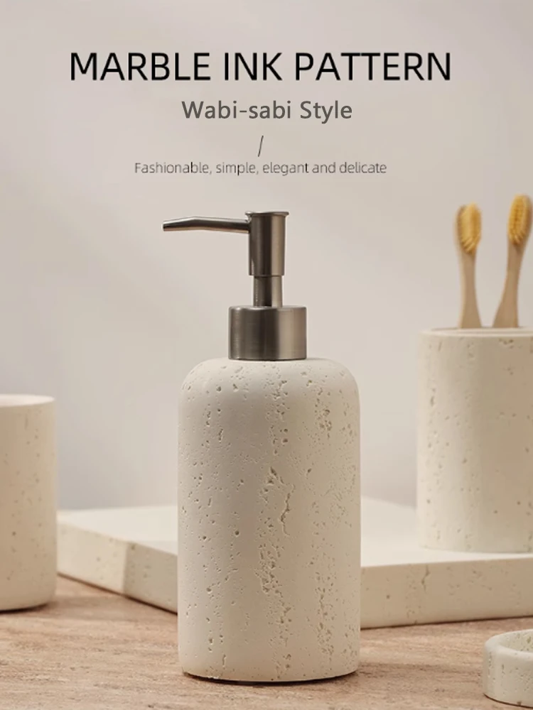 Push Bottle Shower Gel Dispenser Bottle Bathroom Tabletop Decoration Home Dec
