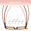 CLASAGA Reading Glasses for Women Red Fashion Wide-Legged Prescription Glasses HD High Quality Anti-Blue Light Diopter Glasses 2