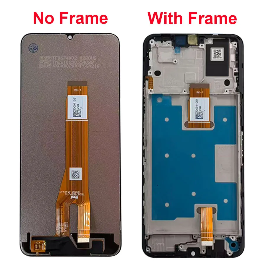6.75''For Honor X7a LCD Display Screen Touch Panel Digitizer Replacement Parts For Honor X7a Screen With Frame 2