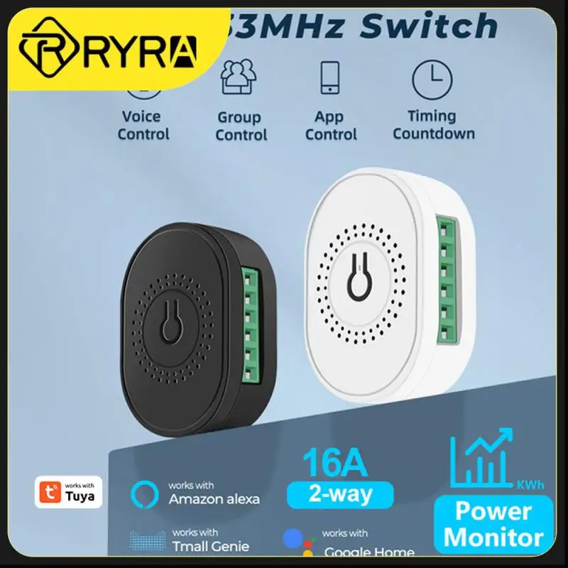 

Мини-переключатель Tuya 16 А с поддержкой Wi-Fi и РЧ 433 и таймером