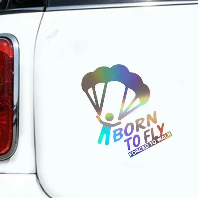 

Forced to walk Was Born to Fly Vinyl Decal 1