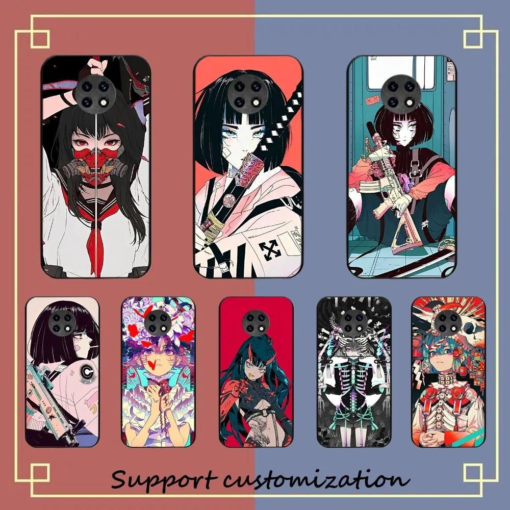 

Japanese Style Anime Girl Mousepad For Redmi Note 4 X 5 A 6 7 8 T 9 9S 10 11 11S 11Epro Poco M3 pro