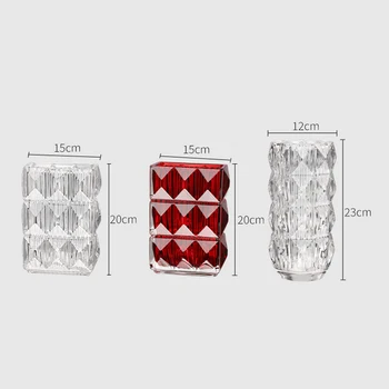 Bright Crystal Glass Vase 6