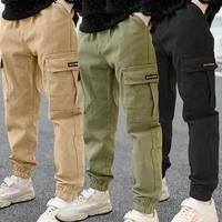 2025 New Spring Autumn Boys Pants Casual Long Style Trousers For Kids 3- 12 Years Old Teenage Children Sport Outdoor Pants 1
