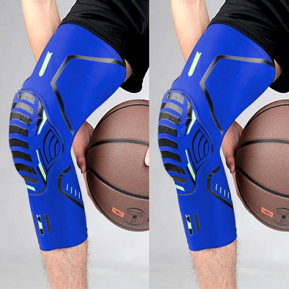 Genouillères De Sport Hurui Pour Homme – Bleu Marine – Taille Unique – Neuves