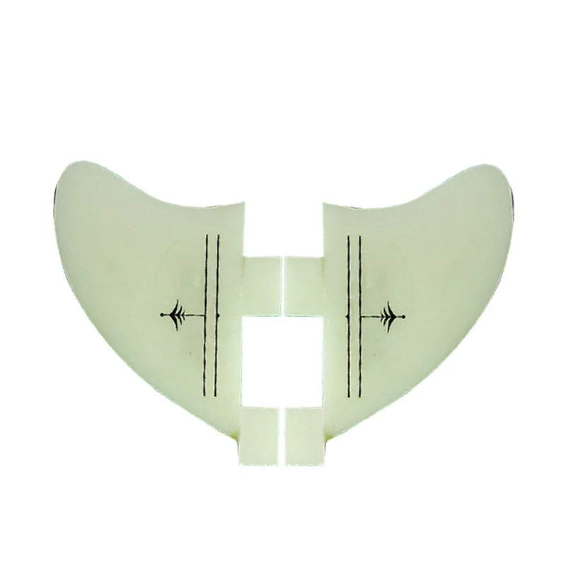 2.75-Inch Surfboard Tail Fin Natural Color Fiberglass Salt-Resistant High Flexibility Small/Medium Wave Compatible