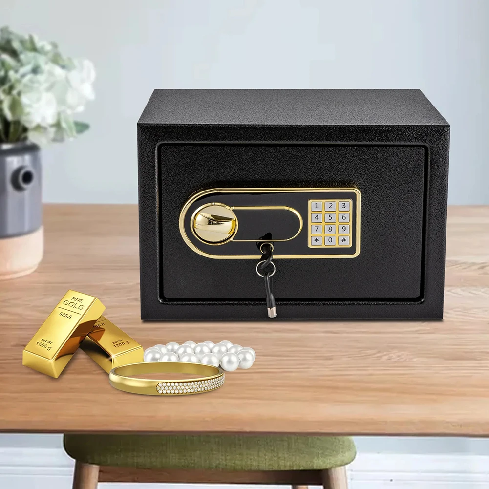 Digital Safe Box Anti-Theft Electronic Security Box Safe Deposit Box for Home Office Hotel Business
