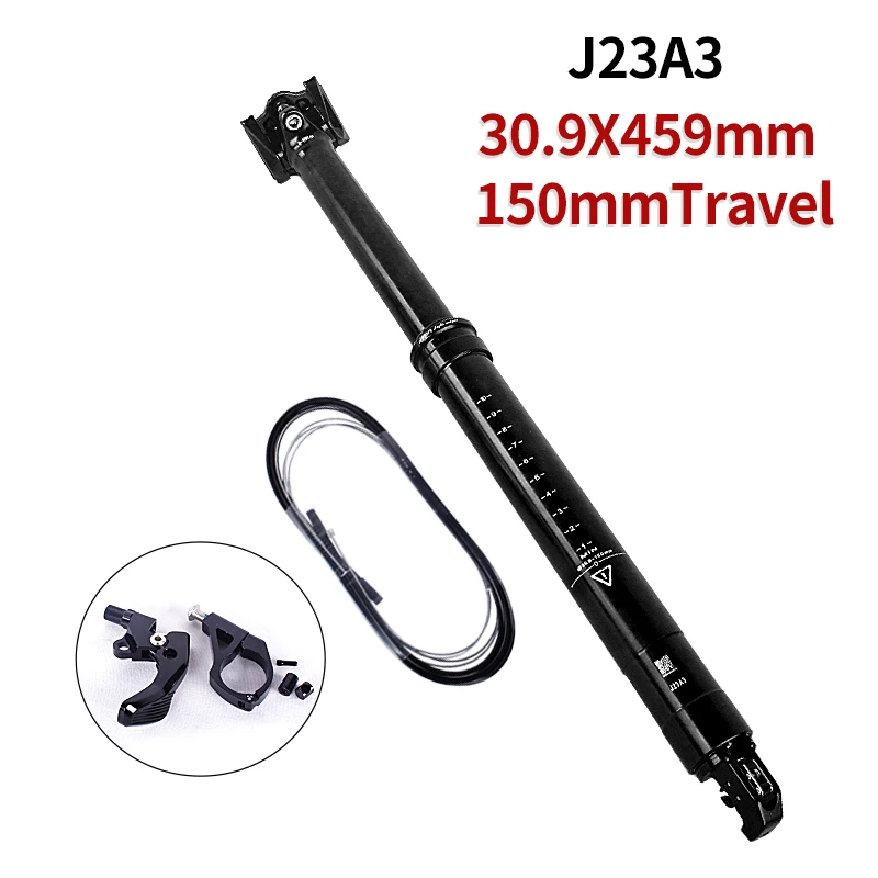 美品ドロッパーシートポスト30.9mm Tranz X (Rコントローラー無) Tranz-x ドロッパー シートポスト 内部ケーブルルーティング