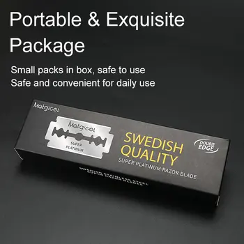 100/50/30 pzLame per rasoio a doppio bordo,Lame in acciaio inossidabile tedesco utilizzate per coltello pieghevole con rasatura e depilazione 1