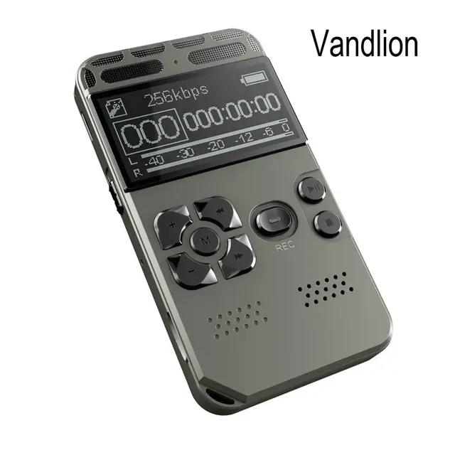Professional Mini Digital Voice Audio Recorder Smart Sound Control Noise Reduction HD HIFI Music MP3 Player TF Card 64G Extend 1