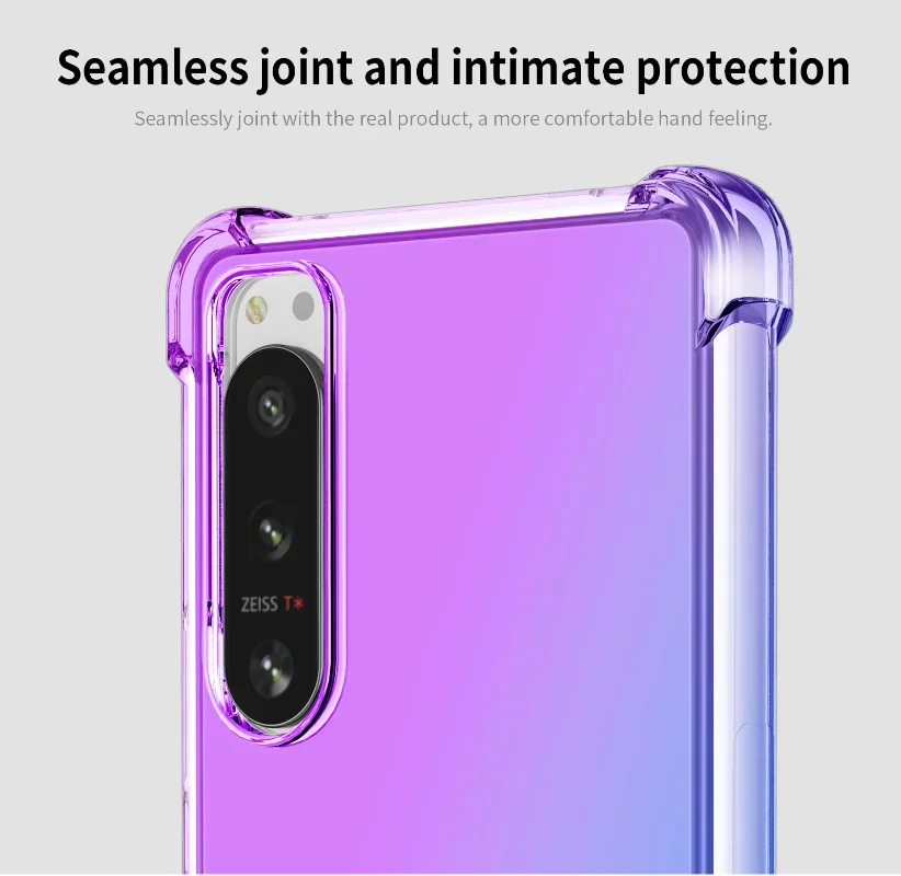 Shockproof Gradient Airbag TPU Protective Phone Case