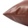 Leather Cushion Sofa Cushion Pillow Waist Cushion Office Pillow Cross Border Hotel Pillow SeBed Living Room Home Decor,18×18Inch 3