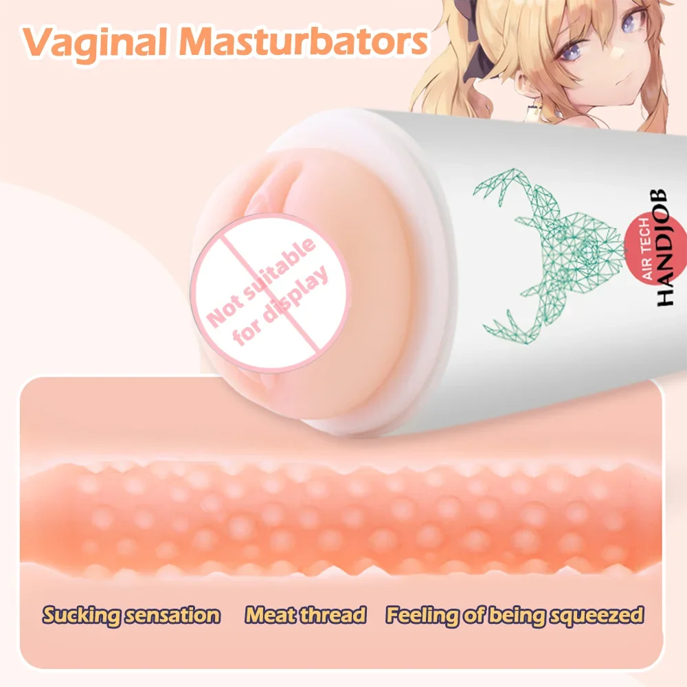 Realistic Vagina Sex Toys Scrotum Stimulator Safe Silicone Vaginal Masturbator Soft Pocket Pussy Male Sex Toy Couple Machine male masturbator cup