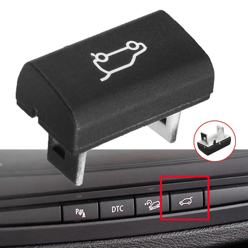 뒷문 후면 트렁크 스위치 단추 커버, BMW X5 E70 2006-2013 X6 E71 2008-14 용, 10X