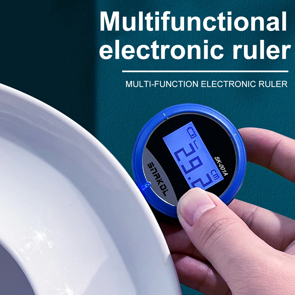 Digital Tape Measure Digital Display Roller Ruler 99m Semiconductor Microprocessor Electronic Rolling Ruler for Measurement