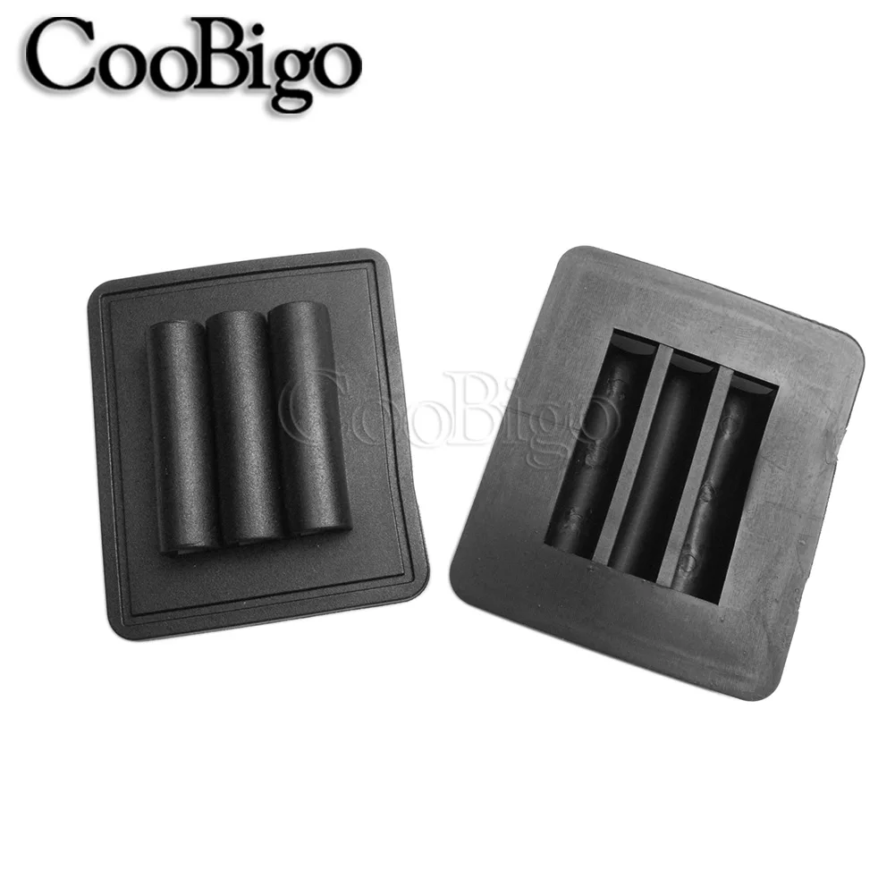 Shoulder Pads Shoulder Strap Pad Patches Rubber Webbing Straps Backpack Bags Garment DIY Crafts Accessories Plastic Black 5pcs