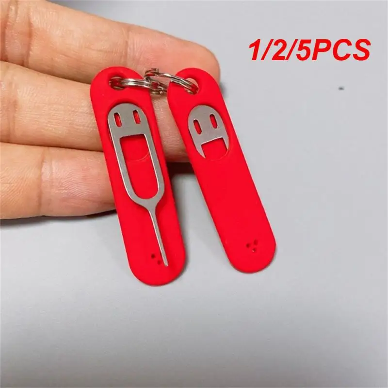 

1/2/5PCS Anti-Lost Sim Card Eject Pin Needle with Storage Case For Universal Mobile Phone Ejector Pin SIM Card Tray Opener