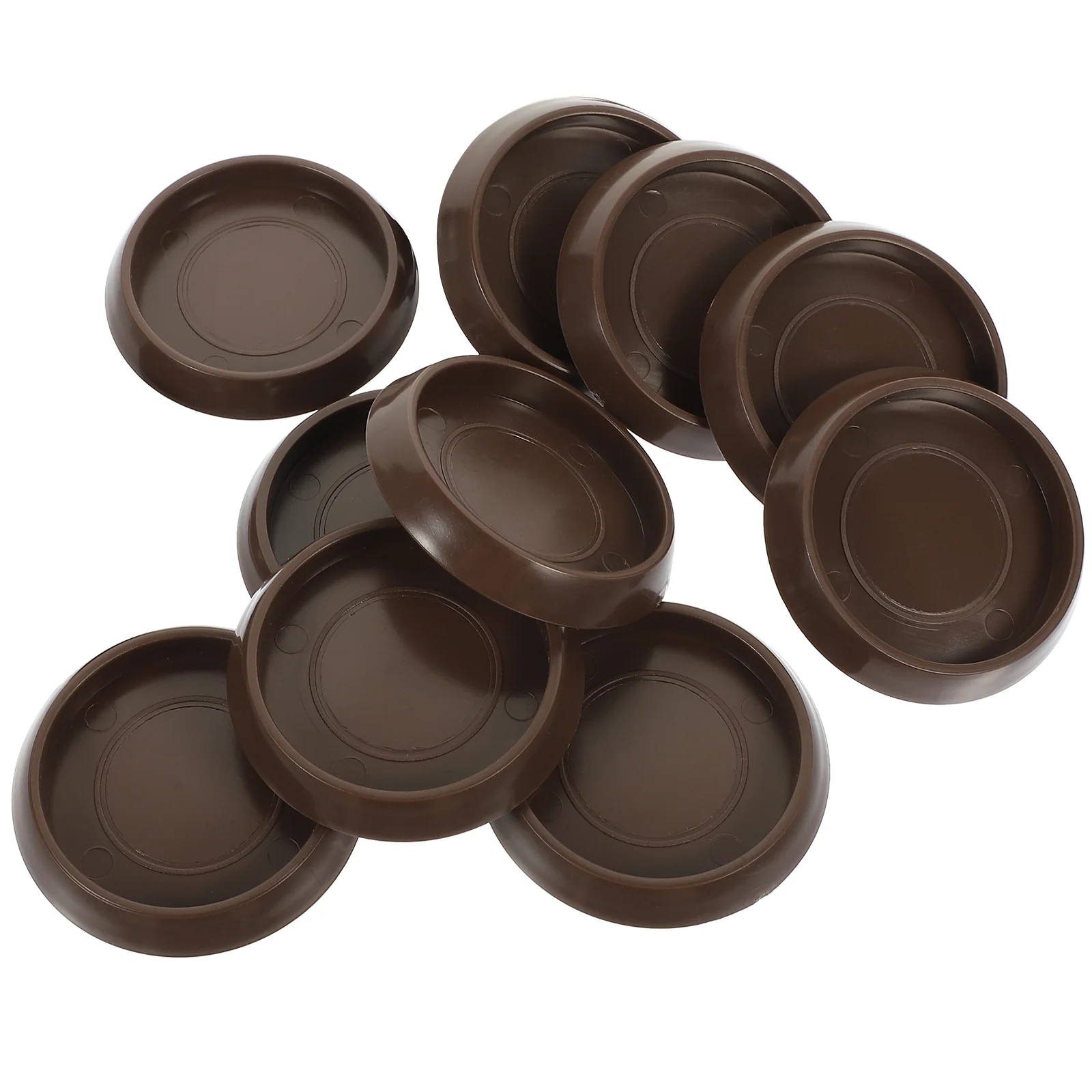 

10 Pcs Couchs Bed Stoppers Household Floor Mat Small Chair Wheel Professional Wear-resistant Plastic Compact Furniture Coasters