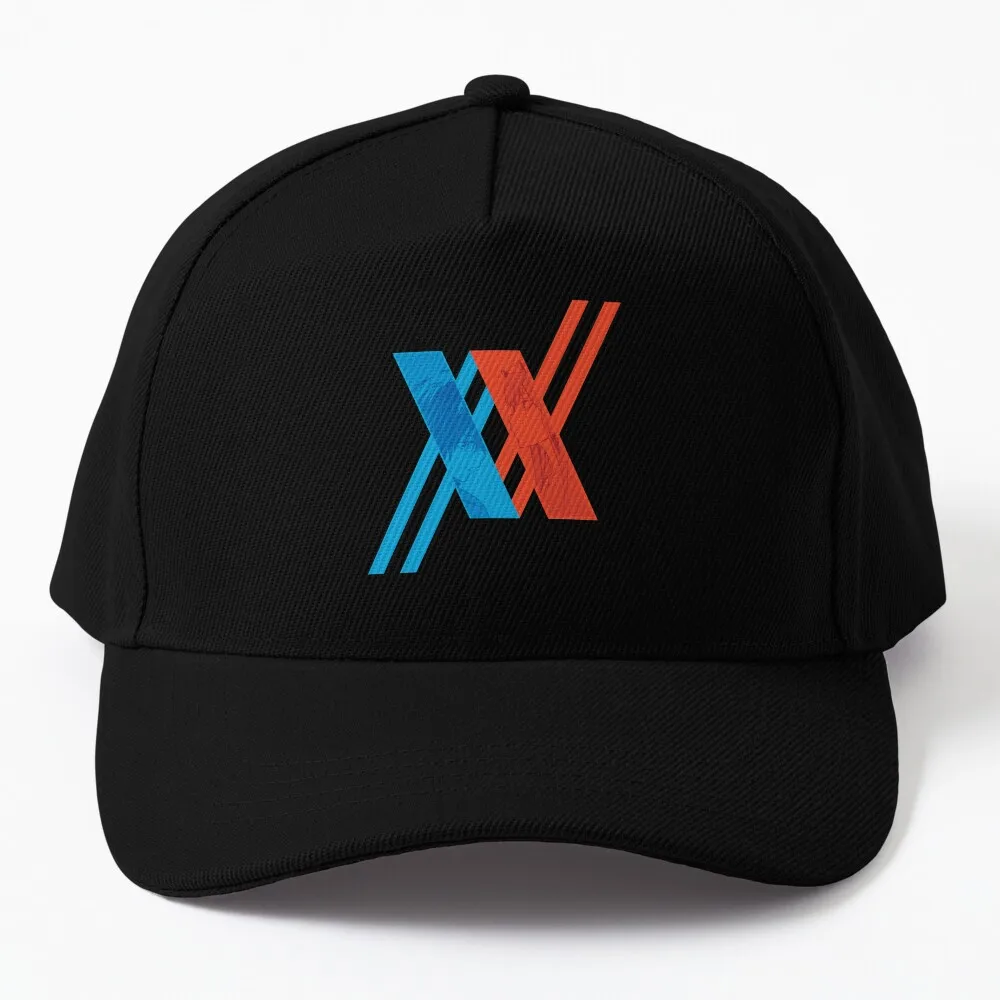 

Darling in The FranXX Logo, Hiro and Zero Two (002) Baseball Cap Golf Uv Protection Solar Hat Hats For Women Men'S