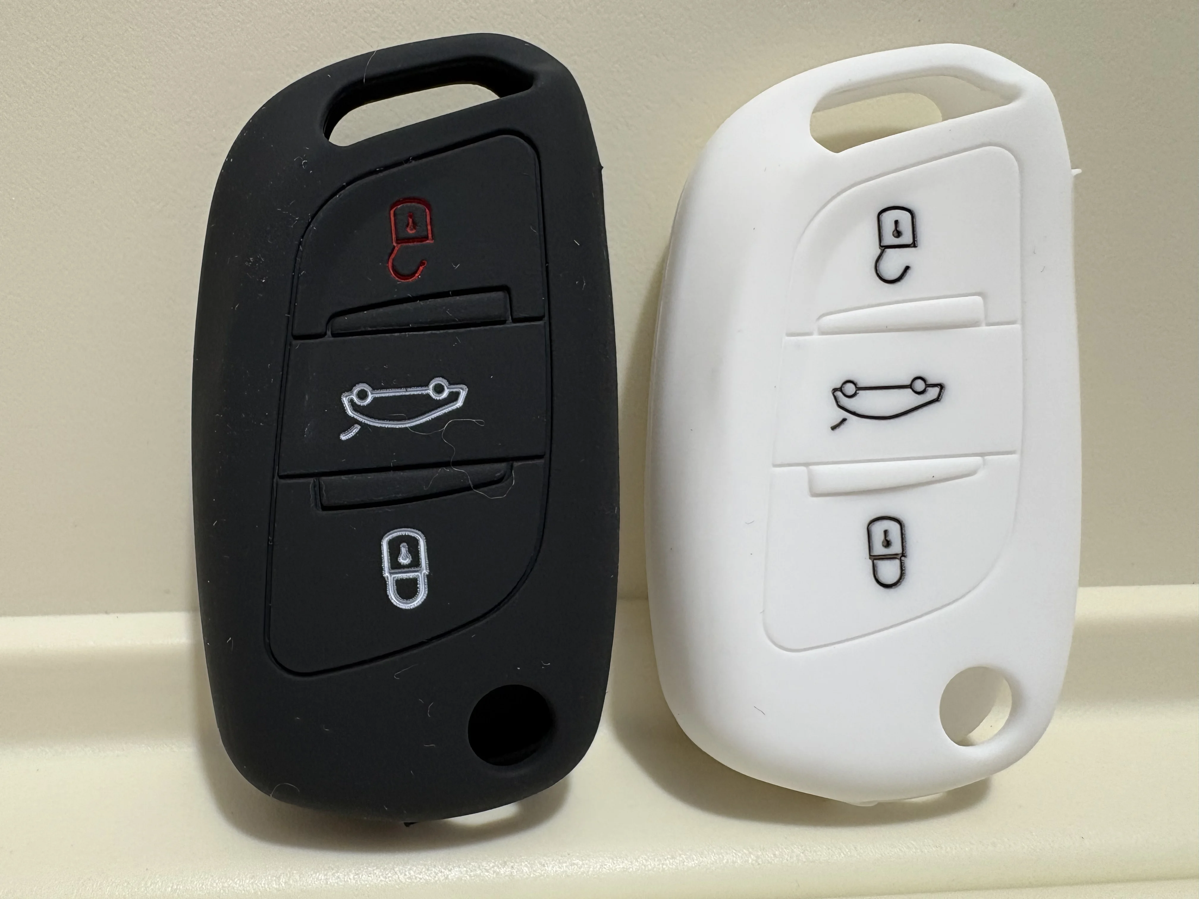 1Pc 3 버튼 실리콘 키 Fob 커버 케이스 시트로엥 C2 C3 C4 C5 C4L DS3 DS4 DS5 DS6 자동차 원격 플립 쉘 빈 보호기 부품