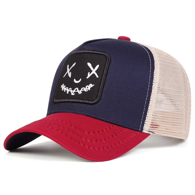 1piece Unisex XX Embroidery Lovely Baseball Net Hat Outdoor Adjustable Sunscreen Leisure Hat Spring Summer Travel Beach Vacation