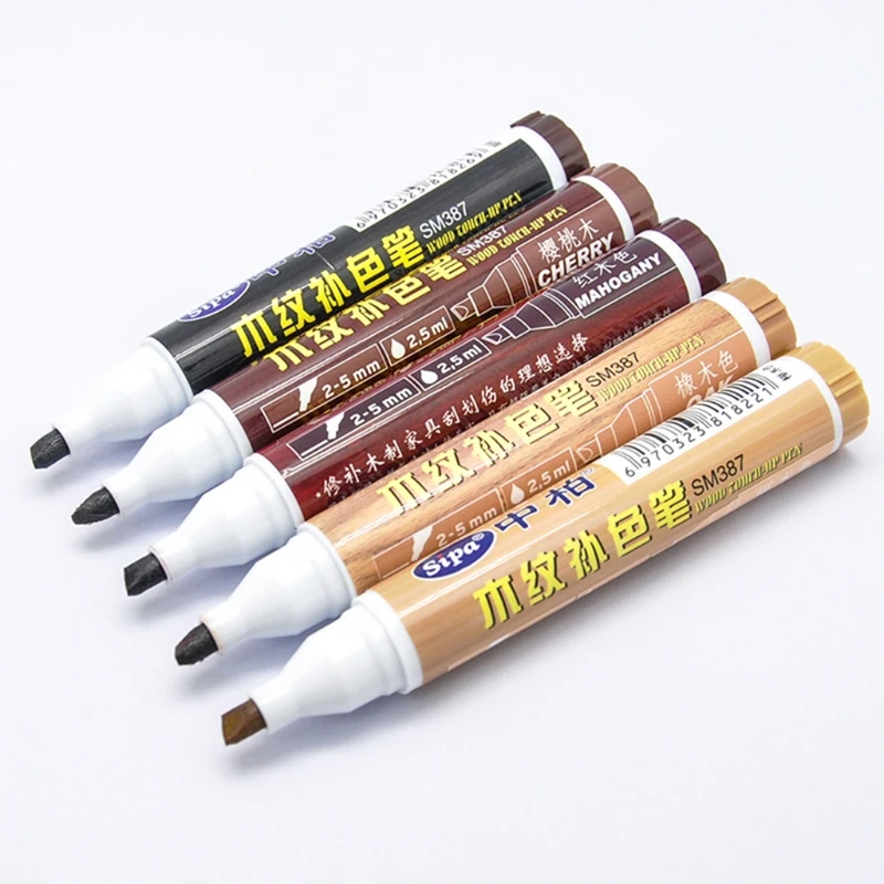 Furniture Markers Touch up, Wood Furniture Repair Tool, Wood Scratch Repair Pen for Stains Scratches Hardwood Floors