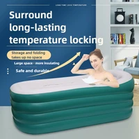 Folding Inflatable Bathtub Adult Bathtub Bath Bucket Whole Body Household Bath Tub Portable EU with Pump 2
