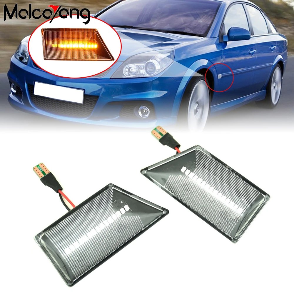 Car Styling LED Flowing Turn Signal Light Dynamic Side Marker Indicator