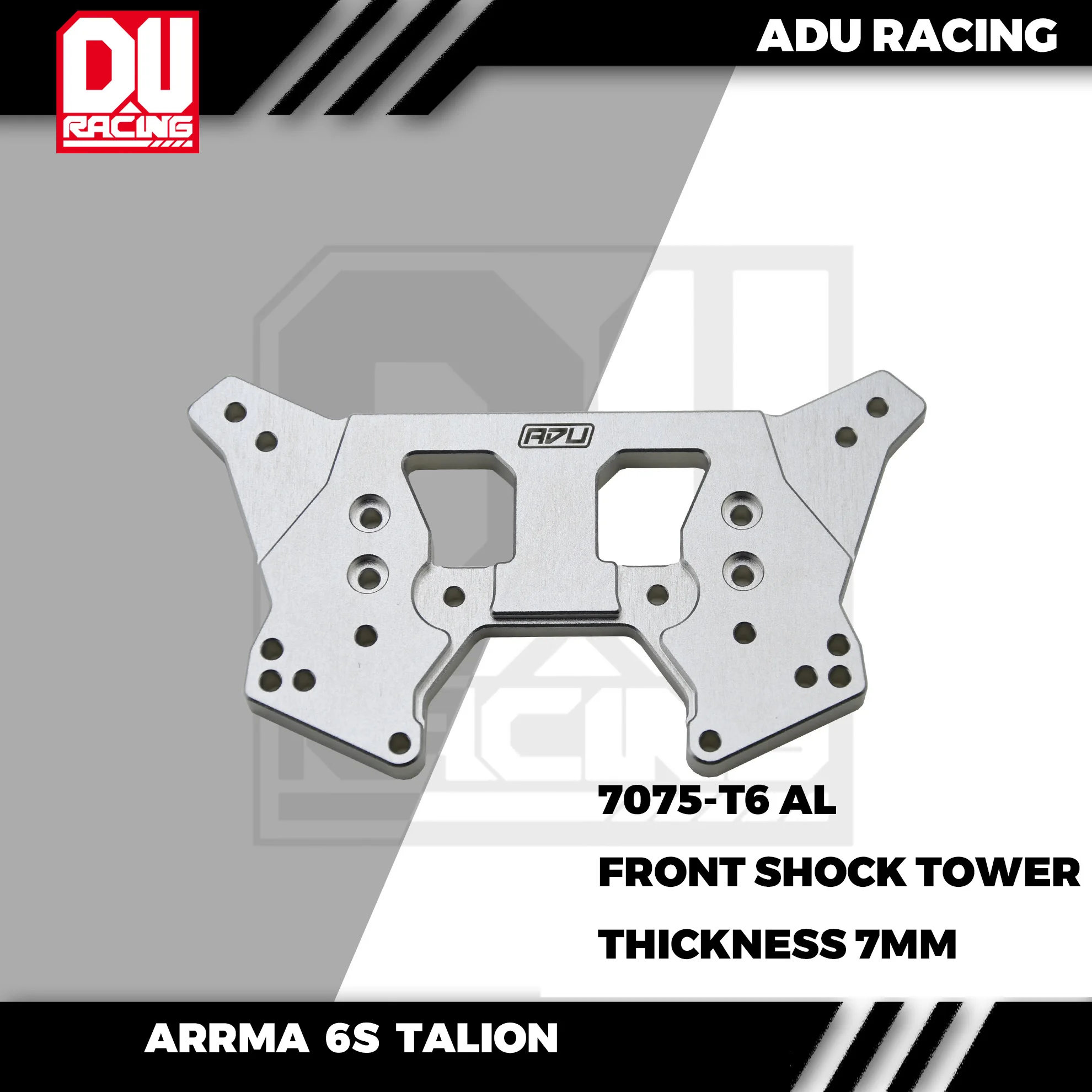 ADU Racing REAR SHOCK TOWER CNC 7075-T6 ALUMINUM for ARRMA 6s TALION rc car parts