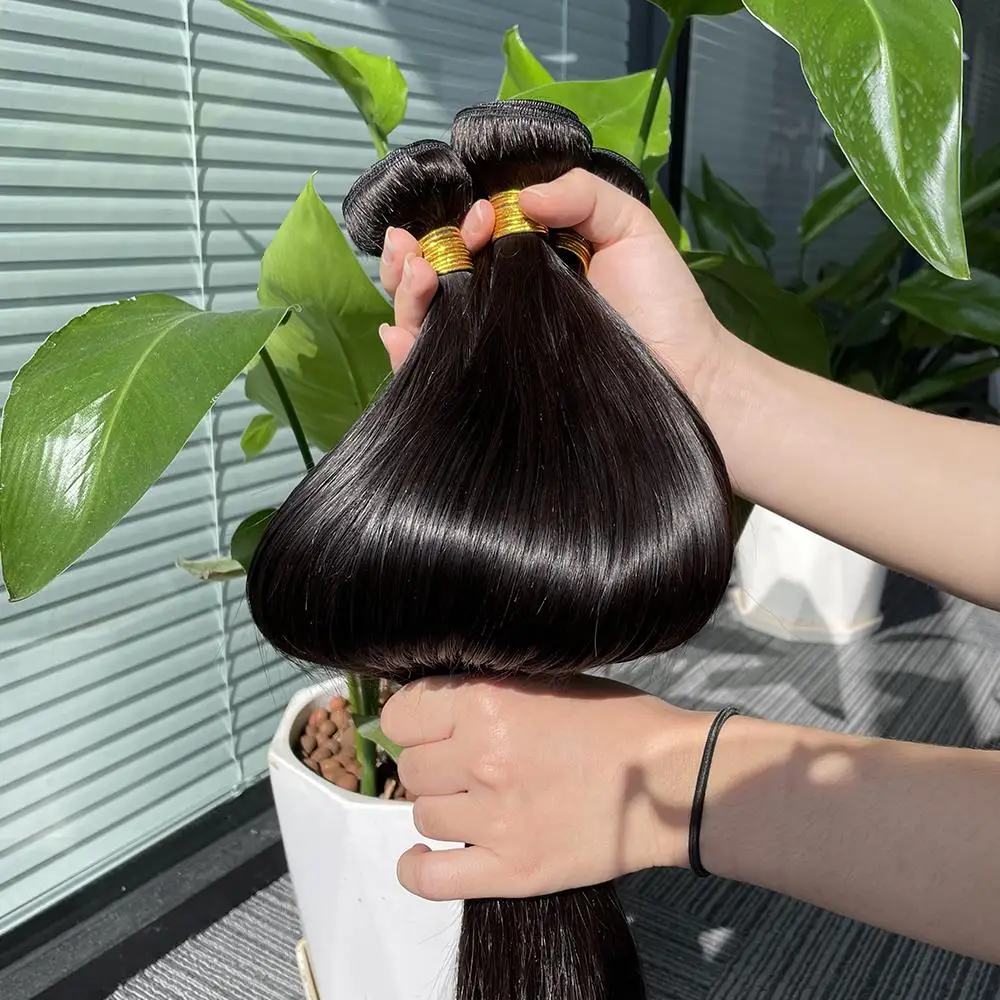 3 10 bundles Human Hair Bundles Brazilian Hair Weave Bundles Straight Human 30 32 Inch Extension